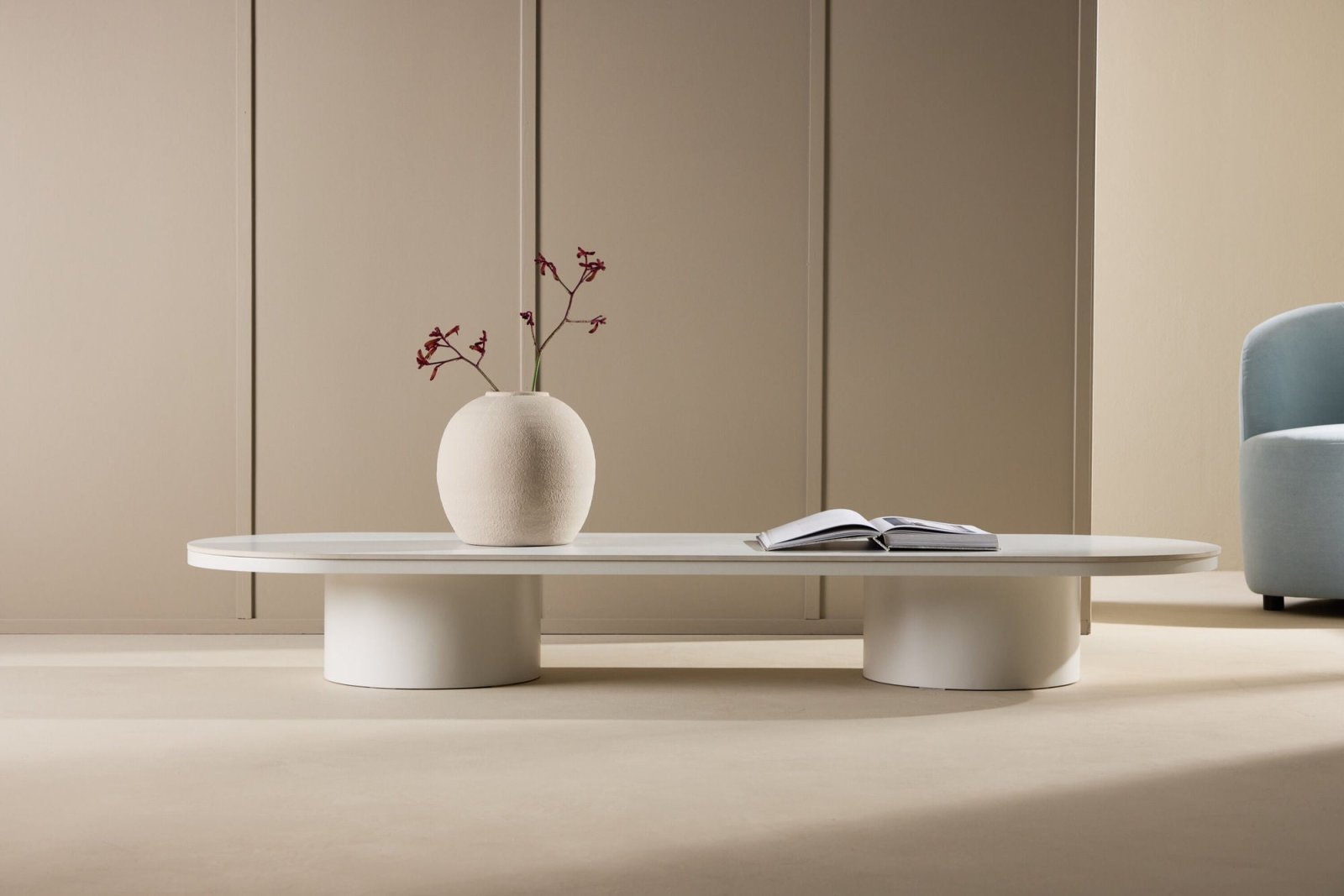 Venture Home Narvik Soffbord 190 x 60, Beige - Azalea Home