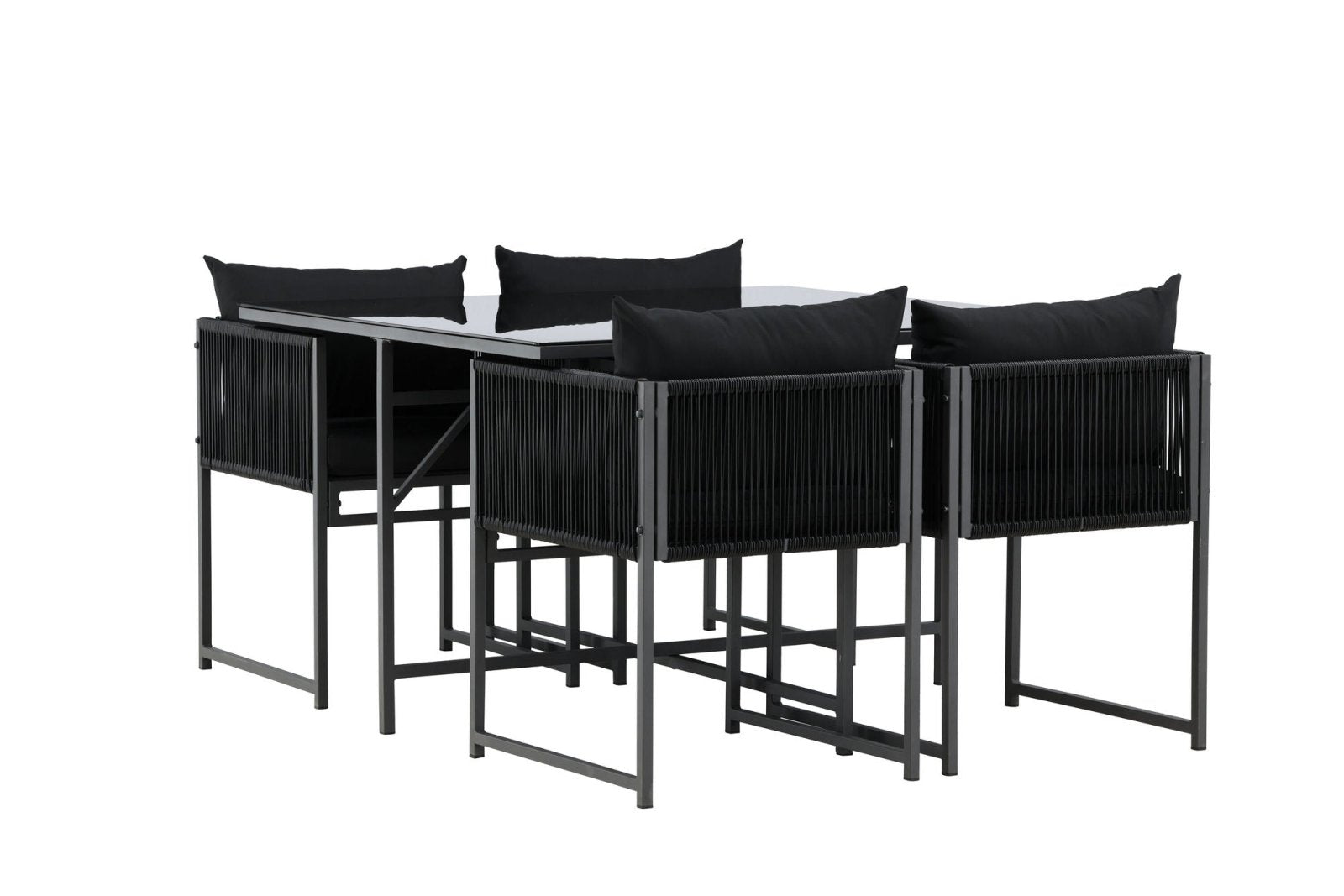 Venture Home Noto Matgrupp Utomhus, Svart - Azalea Home