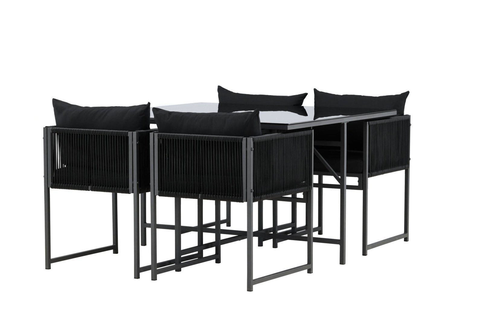 Venture Home Noto Matgrupp Utomhus, Svart - Azalea Home