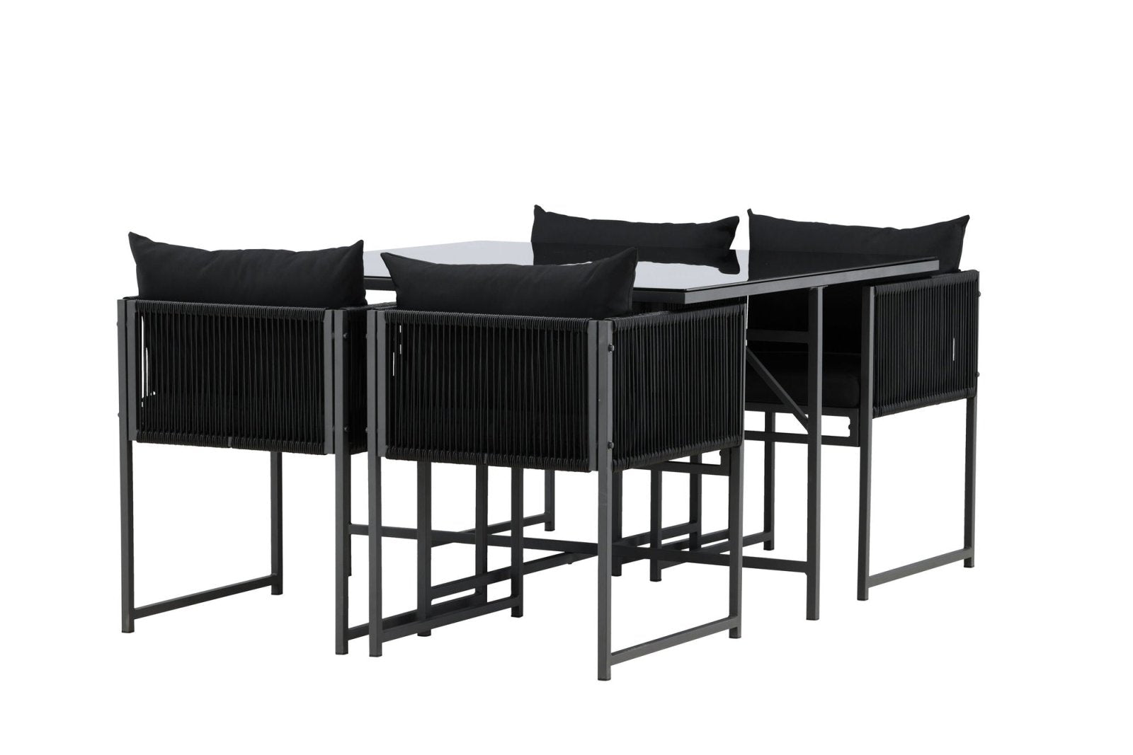 Venture Home Noto Matgrupp Utomhus, Svart - Azalea Home
