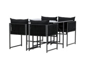 Venture Home Noto Matgrupp Utomhus, Svart - Azalea Home