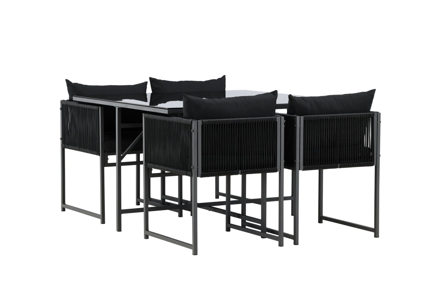 Venture Home Noto Matgrupp Utomhus, Svart - Azalea Home