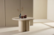 Venture Home Olivia Soffbord ø80, Beige - Azalea Home