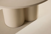 Venture Home Olivia Soffbord ø80, Beige - Azalea Home