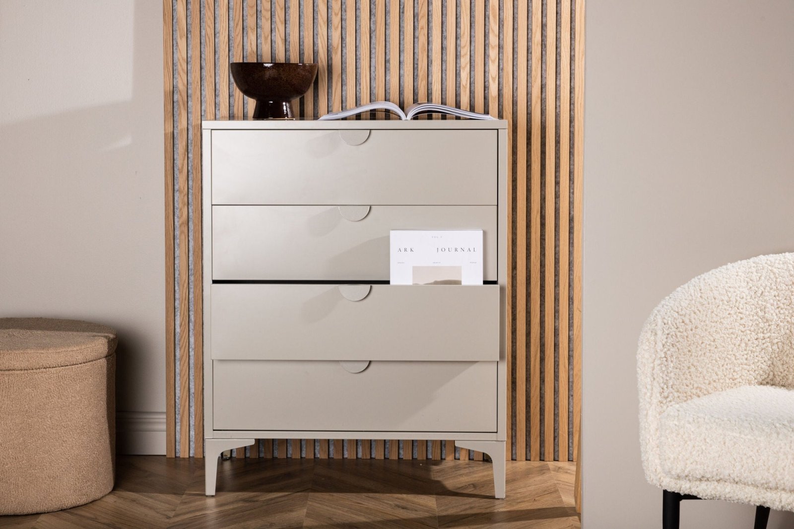 Venture Home Piring Byrå 78 x 98, Beige - Azalea Home