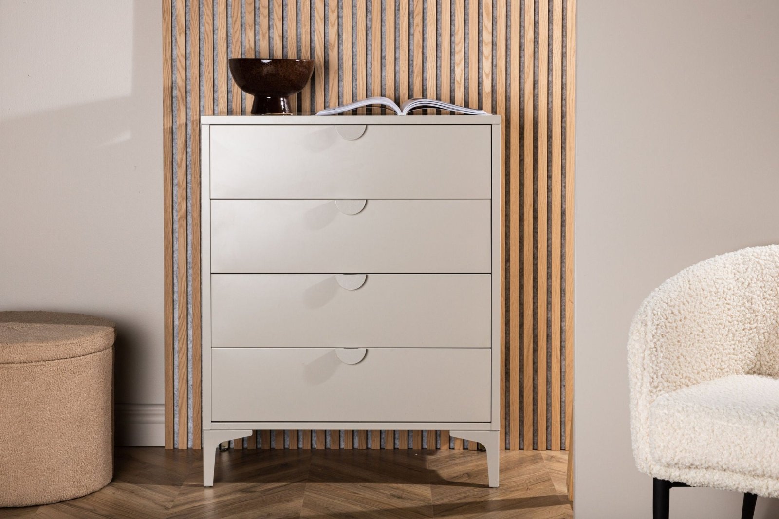 Venture Home Piring Byrå 78 x 98, Beige - Azalea Home