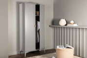 Venture Home Piring Garderob 85 x 183, Ljusgrå - Azalea Home