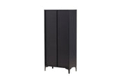 Venture Home Piring Garderob 85 x 183, Svart - Azalea Home