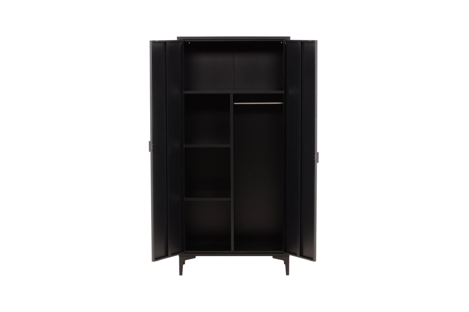 Venture Home Piring Garderob 85 x 183, Svart - Azalea Home