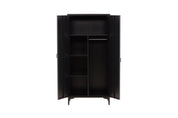 Venture Home Piring Garderob 85 x 183, Svart - Azalea Home