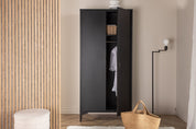 Venture Home Piring Garderob 85 x 183, Svart - Azalea Home