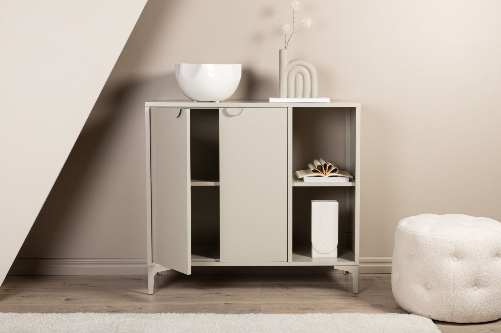 Venture Home Piring Skåp 110 x 100, Beige - Azalea Home