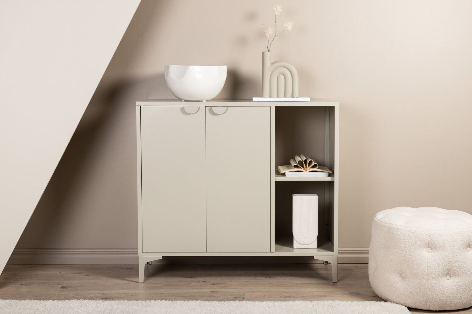 Venture Home Piring Skåp 110 x 100, Beige - Azalea Home