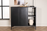 Venture Home Piring Skåp 110 x 100, Svart - Azalea Home