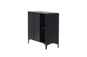 Venture Home Piring Skåp 110 x 100, Svart - Azalea Home