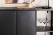 Venture Home Piring Skåp 110 x 100, Svart - Azalea Home