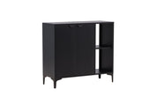 Venture Home Piring Skåp 110 x 100, Svart - Azalea Home