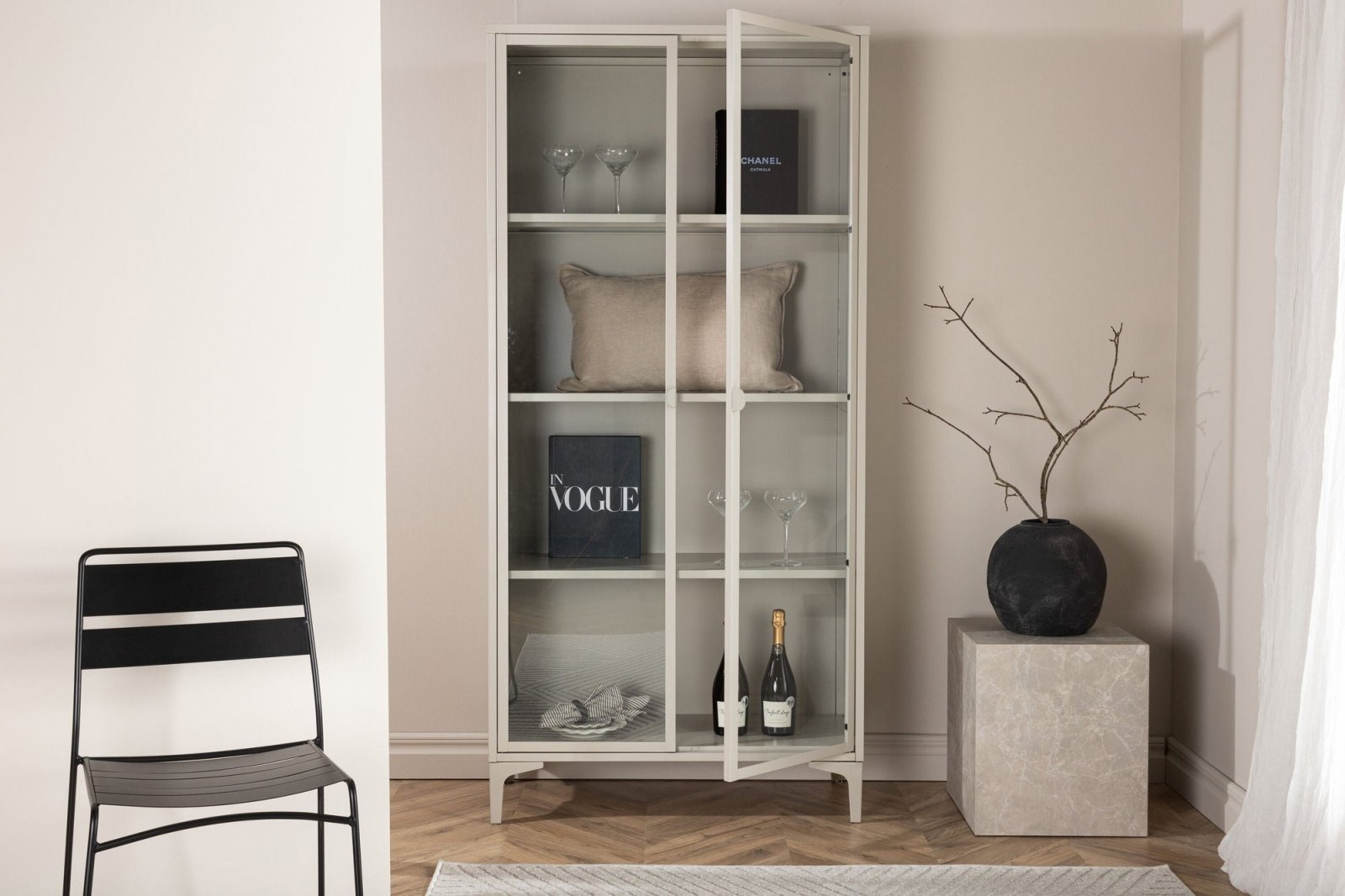 Venture Home Piring Skåp 90 x 190, Beige - Azalea Home