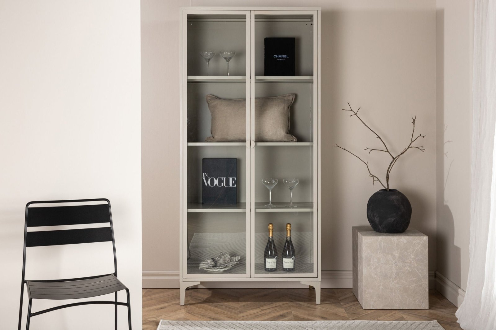 Venture Home Piring Skåp 90 x 190, Beige - Azalea Home