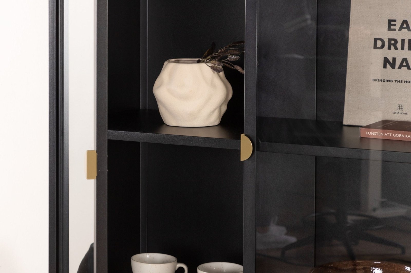 Venture Home Piring Skåp 90 x 190, Svart - Azalea Home