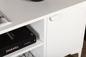 Venture Home Piring TV - bänk 120 x 63, Vit - Azalea Home