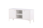 Venture Home Piring TV - bänk 120 x 63, Vit - Azalea Home