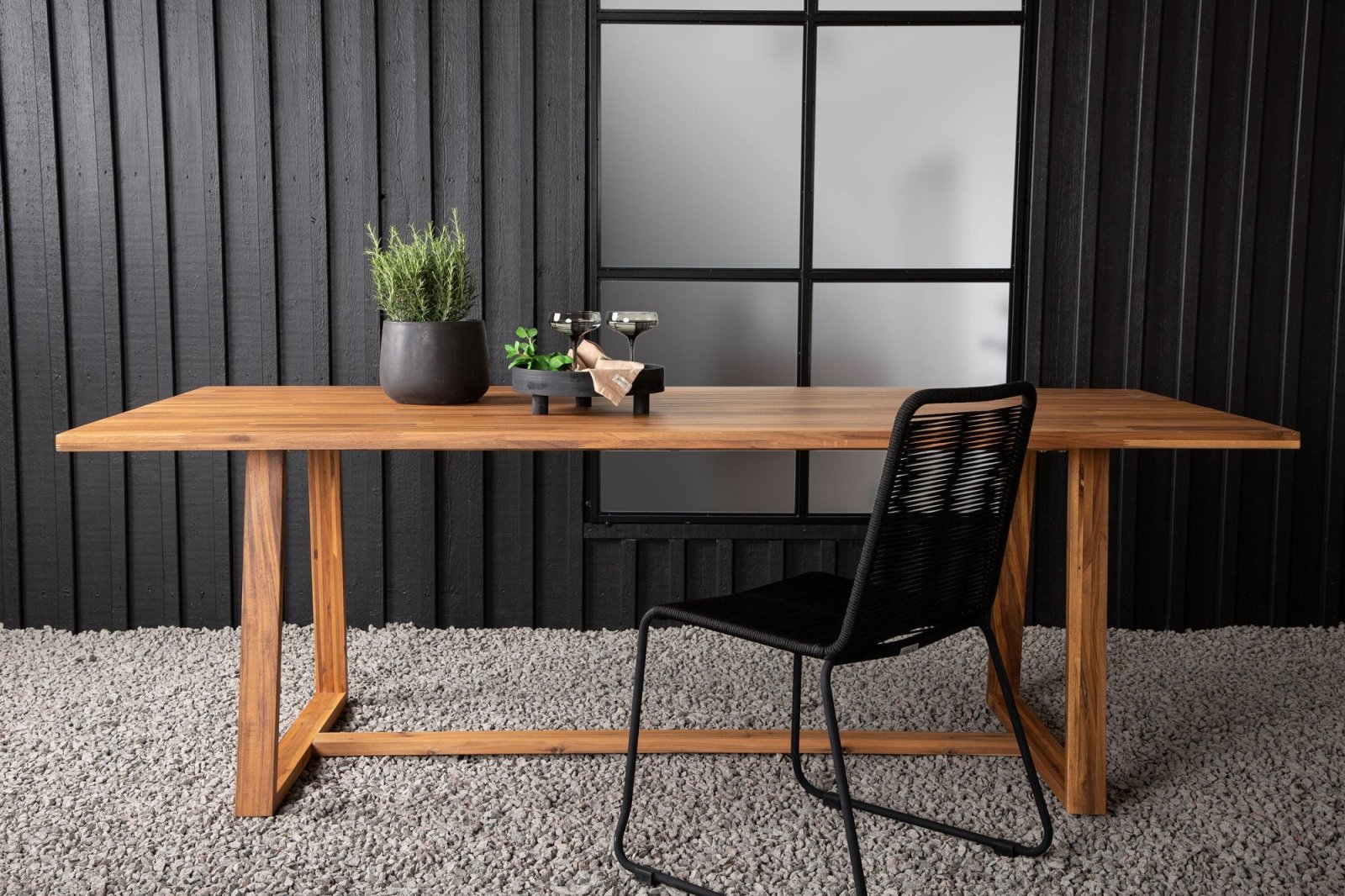 Venture Home Plankton Trädgårdsbord 220 x 100, Natur - Azalea Home