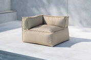 Venture Home Rambo Loungestol Ute, Beige - Azalea Home