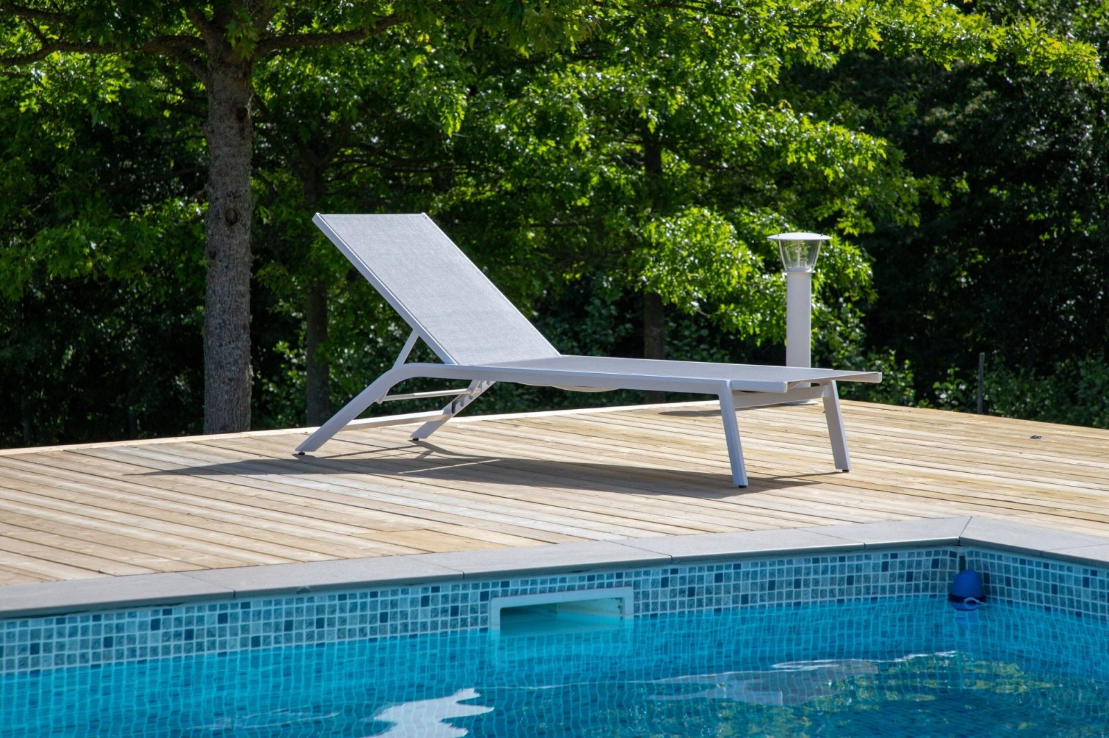 Venture Home Ramos Solstol 2 - Pack 60 x 200, Vit - Azalea Home