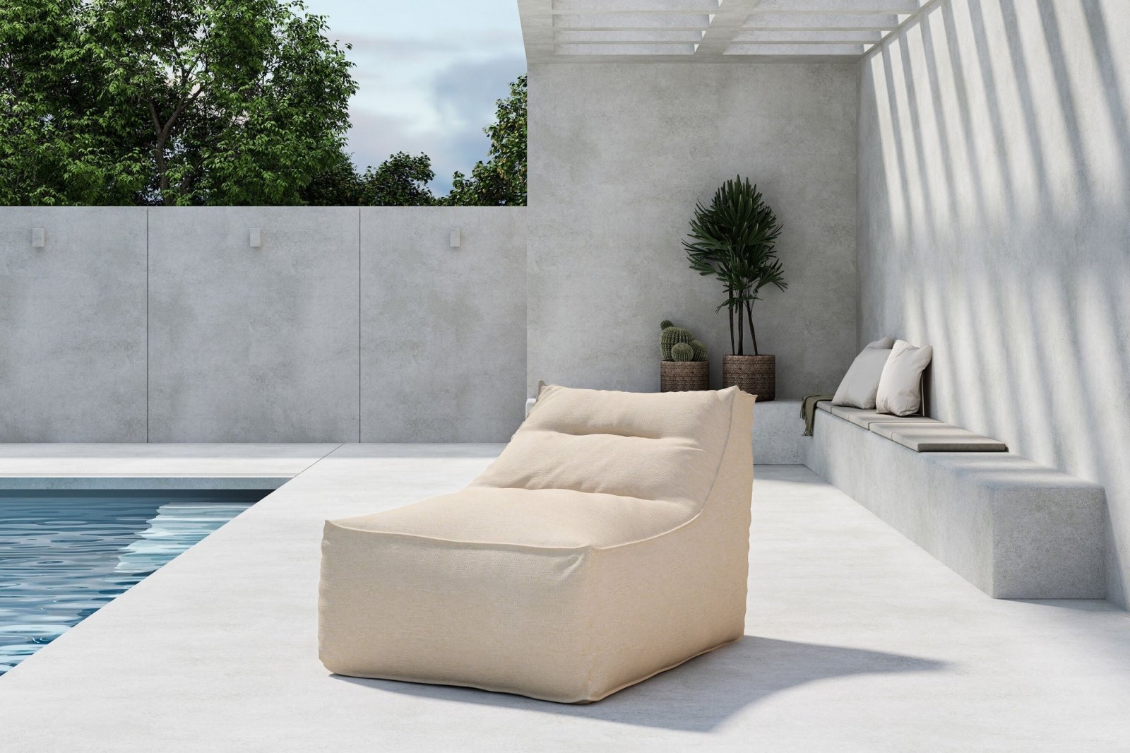 Venture Home Redang Loungefåtölj, Beige - Azalea Home