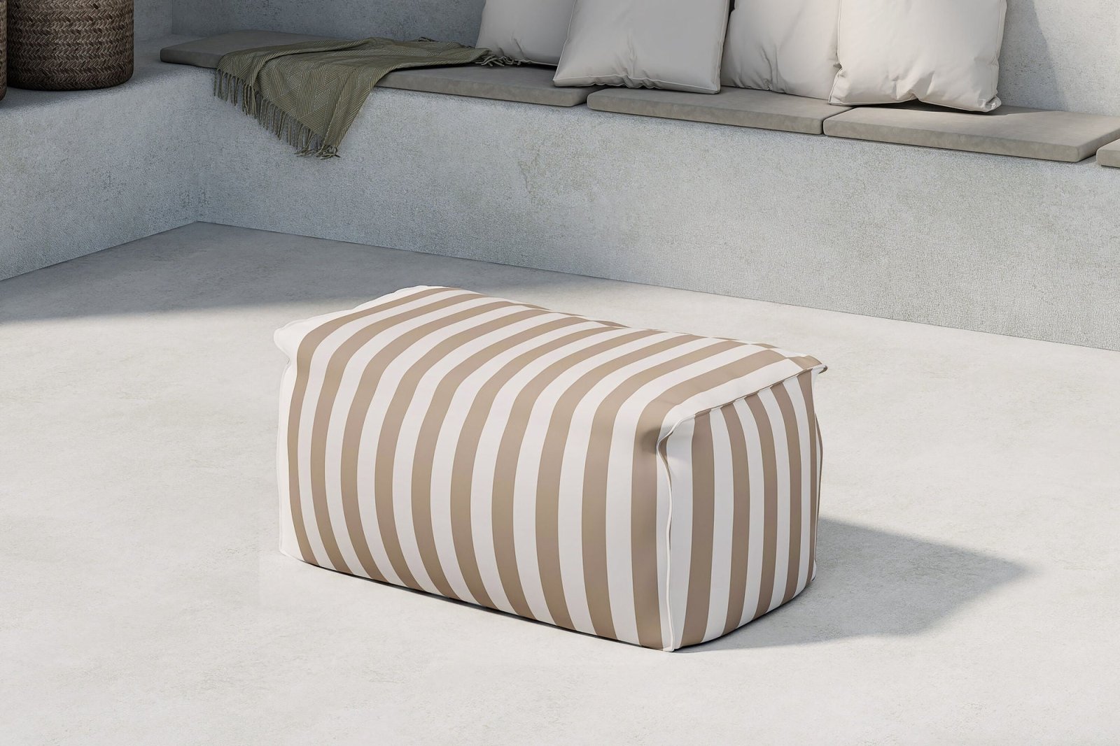 Venture Home Redang Loungestol, Vit - Azalea Home