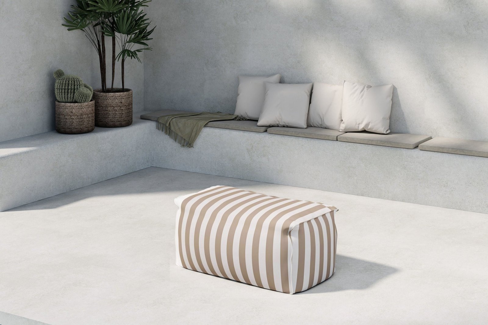 Venture Home Redang Loungestol, Vit - Azalea Home