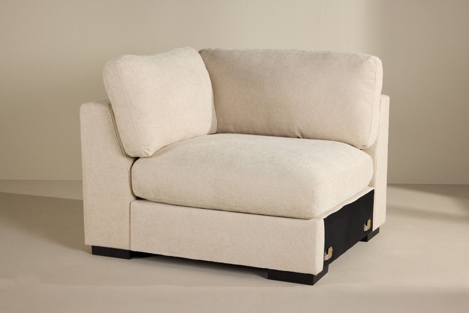 Venture Home Salerno Hörnsoffa, Beige - Azalea Home