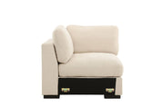 Venture Home Salerno Hörnsoffa, Beige - Azalea Home