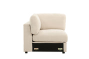 Venture Home Salerno Hörnsoffa, Beige - Azalea Home