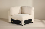 Venture Home Salerno Hörnsoffa, Beige - Azalea Home