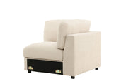 Venture Home Salerno Hörnsoffa, Beige - Azalea Home