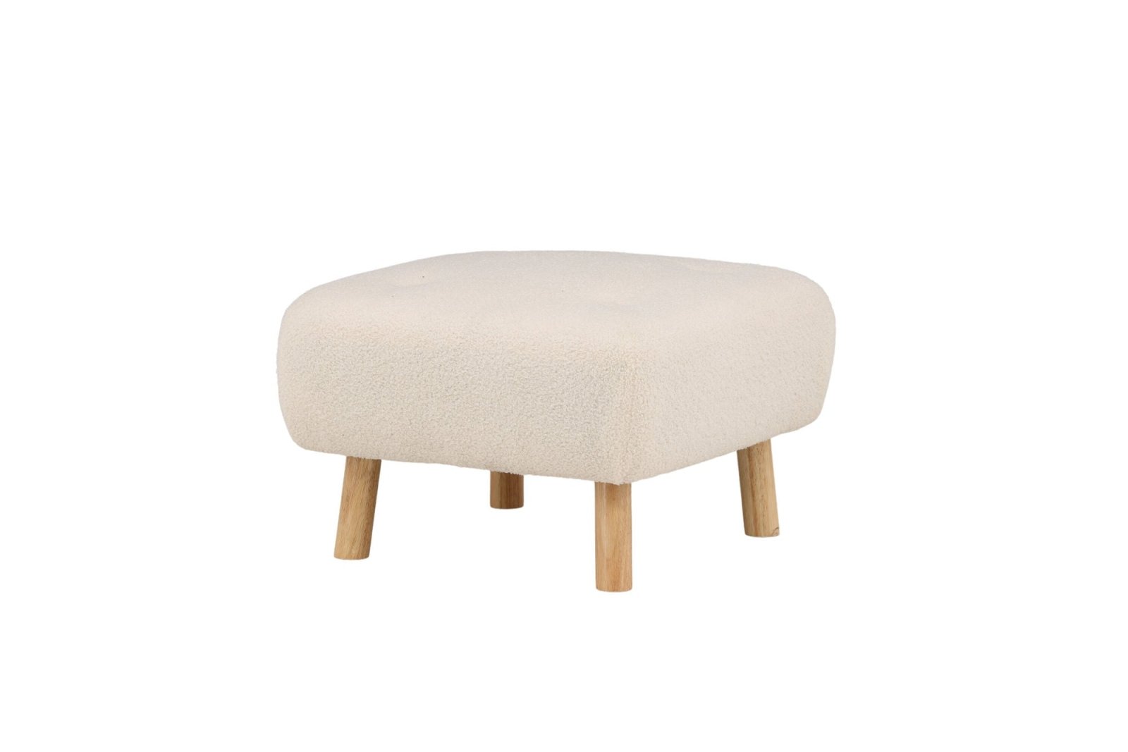Venture Home Salina Sittpuff, Vit - Azalea Home