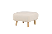 Venture Home Salina Sittpuff, Vit - Azalea Home