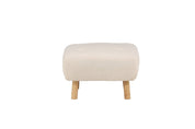 Venture Home Salina Sittpuff, Vit - Azalea Home