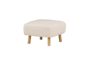 Venture Home Salina Sittpuff, Vit - Azalea Home