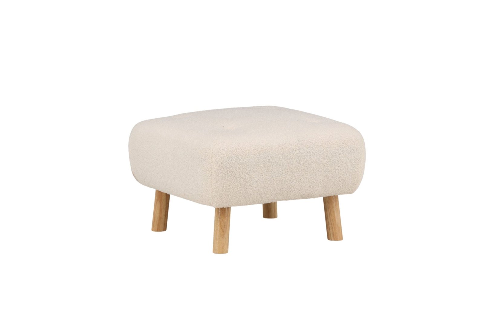 Venture Home Salina Sittpuff, Vit - Azalea Home
