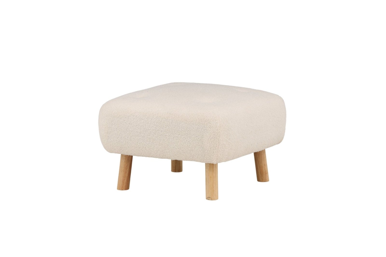 Venture Home Salina Sittpuff, Vit - Azalea Home