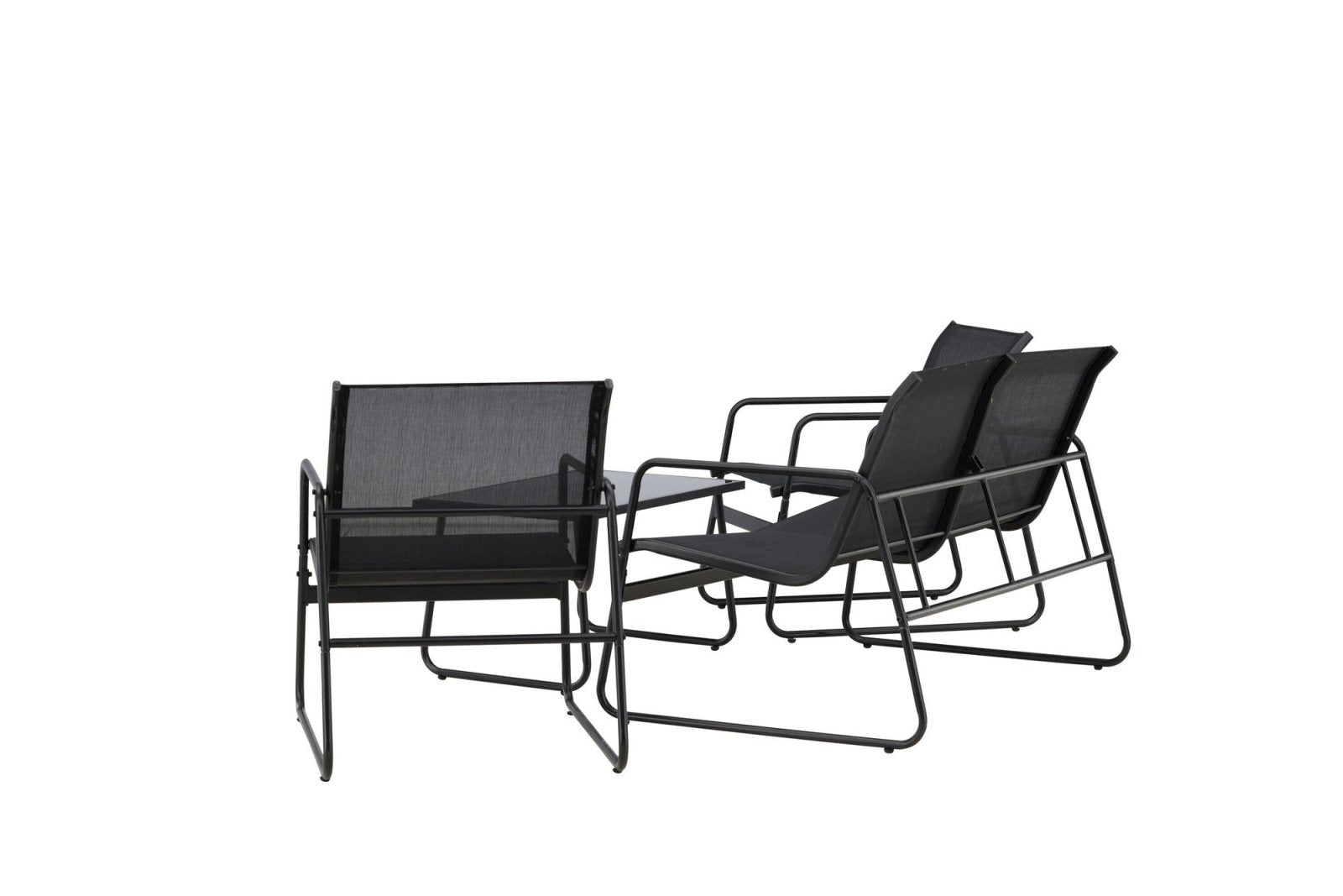 Venture Home Scopello Loungegrupp Utomhus, Svart - Azalea Home