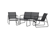 Venture Home Scopello Loungegrupp Utomhus, Svart - Azalea Home