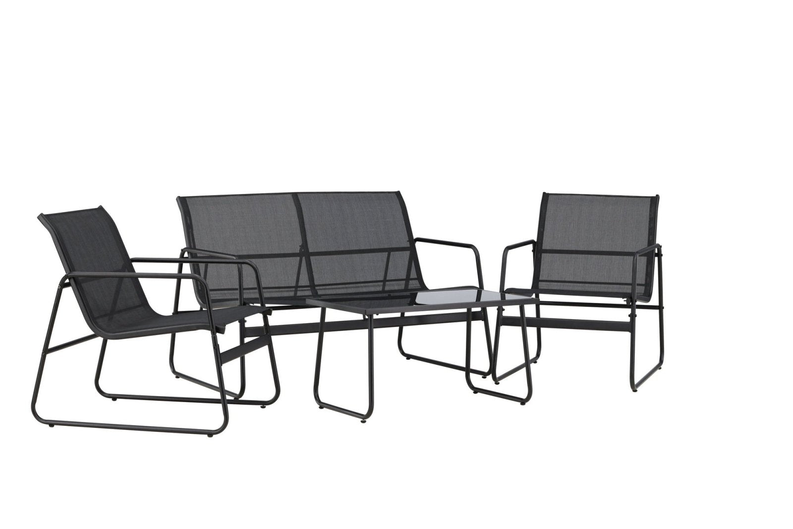 Venture Home Scopello Loungegrupp Utomhus, Svart - Azalea Home