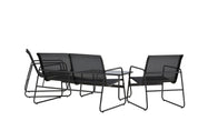 Venture Home Scopello Loungegrupp Utomhus, Svart - Azalea Home