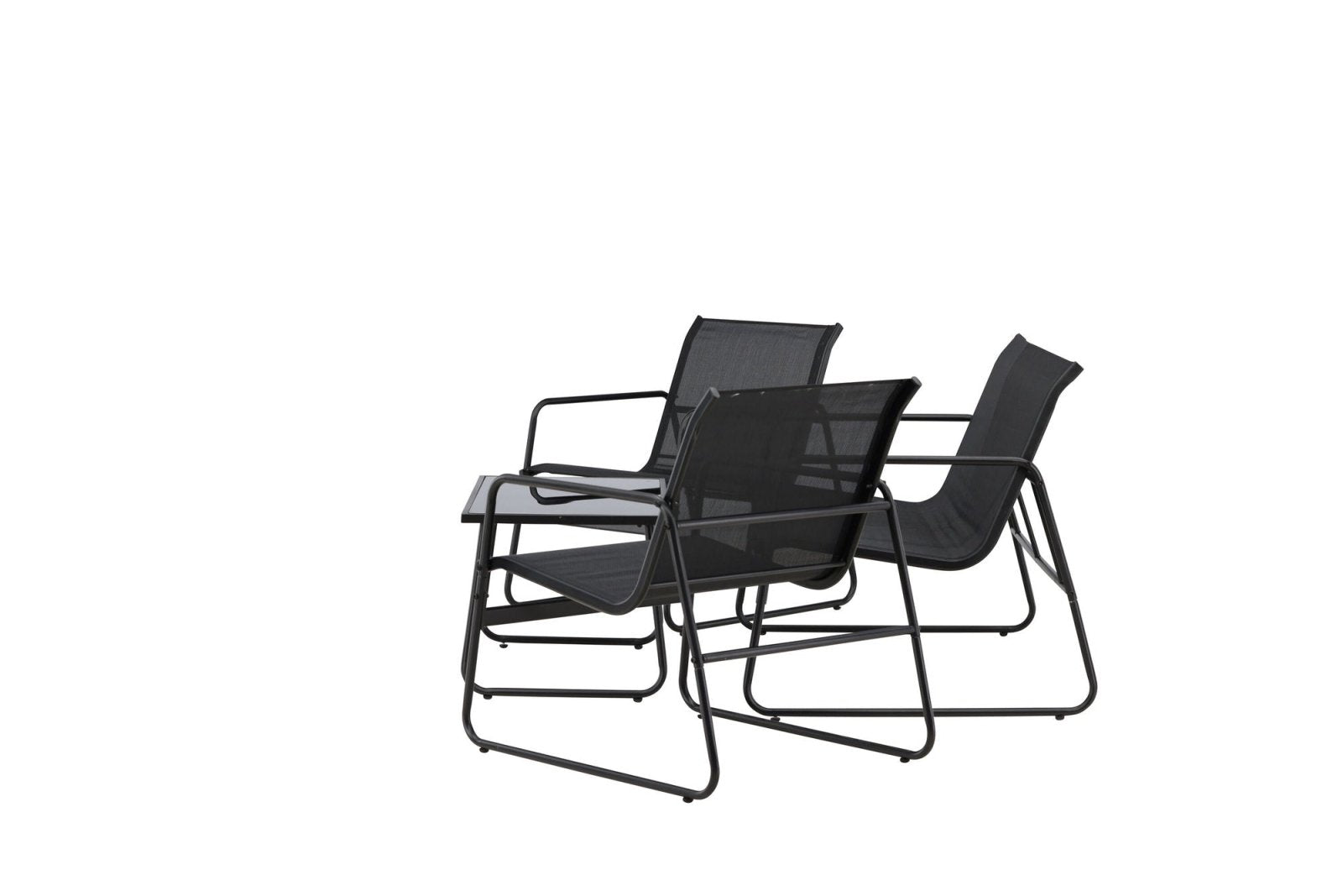 Venture Home Scopello Loungegrupp Utomhus, Svart - Azalea Home