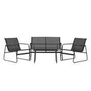 Venture Home Scopello Loungegrupp Utomhus, Svart - Azalea Home