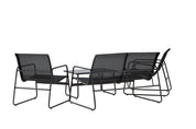 Venture Home Scopello Loungegrupp Utomhus, Svart - Azalea Home